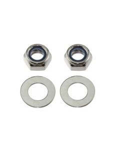 Trike Axle Nut and Washer set CT-2414 Chrome.